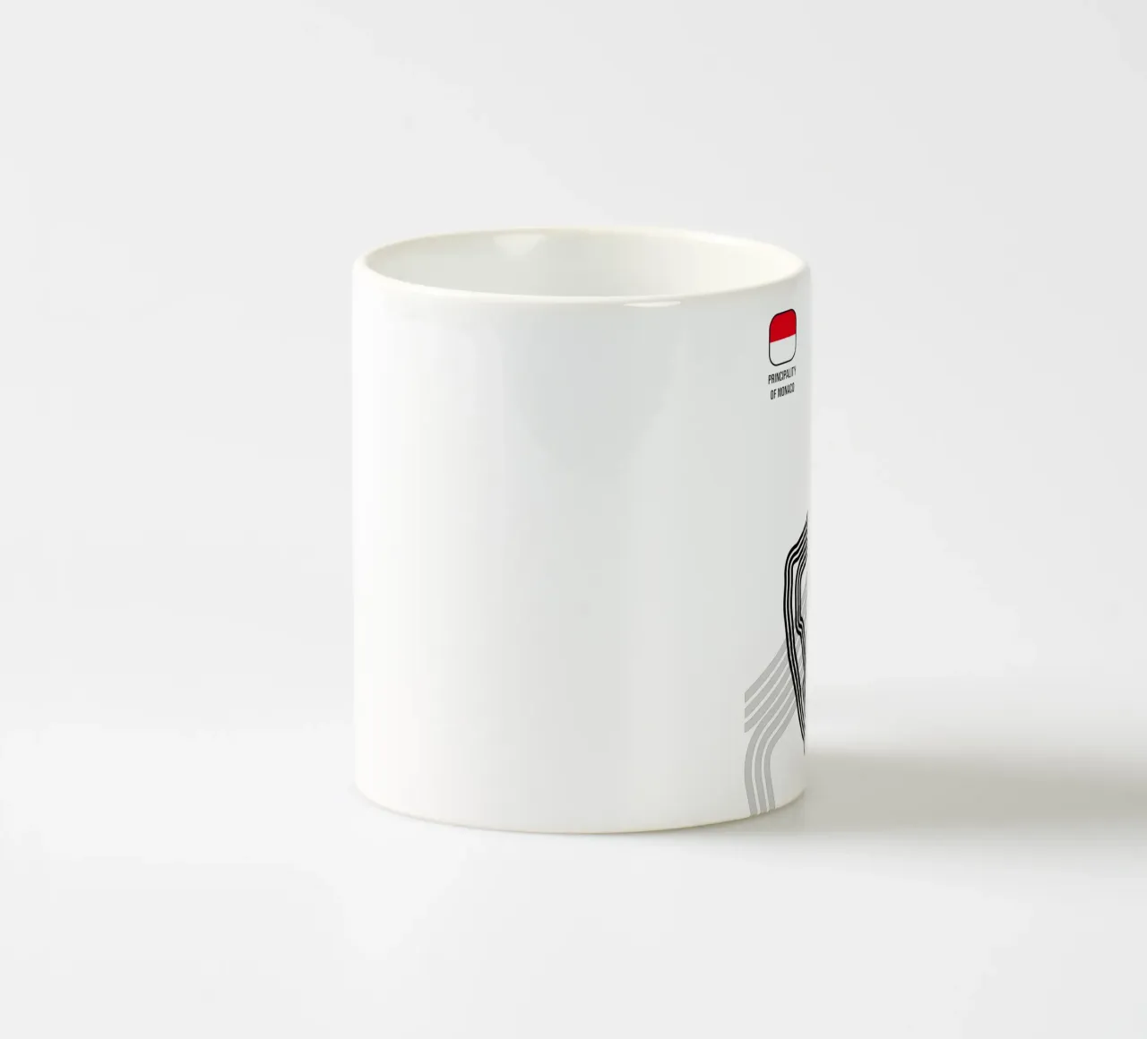 Monte Carlo Race Track tazza in ceramica da Mariel Toigo