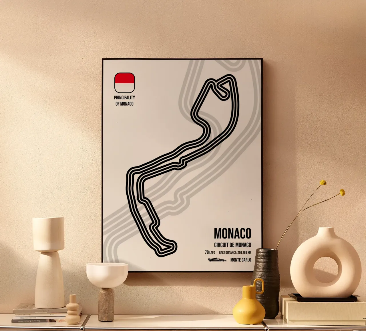 Monte Carlo Race Track plexiglass da Mariel Toigo