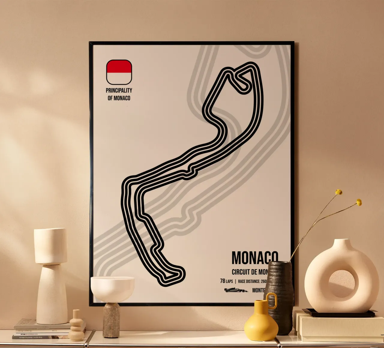 Monte Carlo Race Track hahnemühle by Mariel Toigo