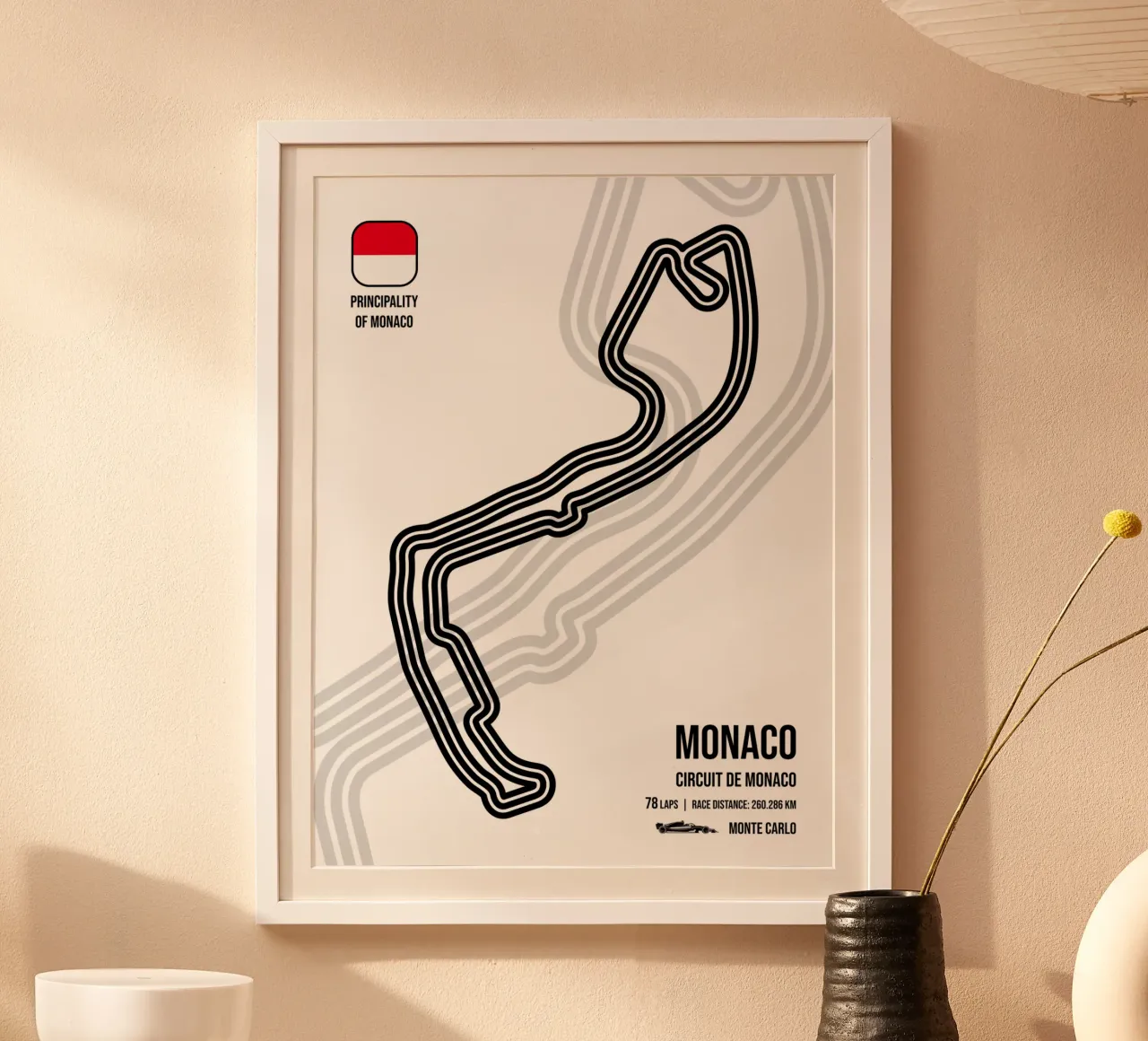Monte Carlo Race Track hahnemühle by Mariel Toigo