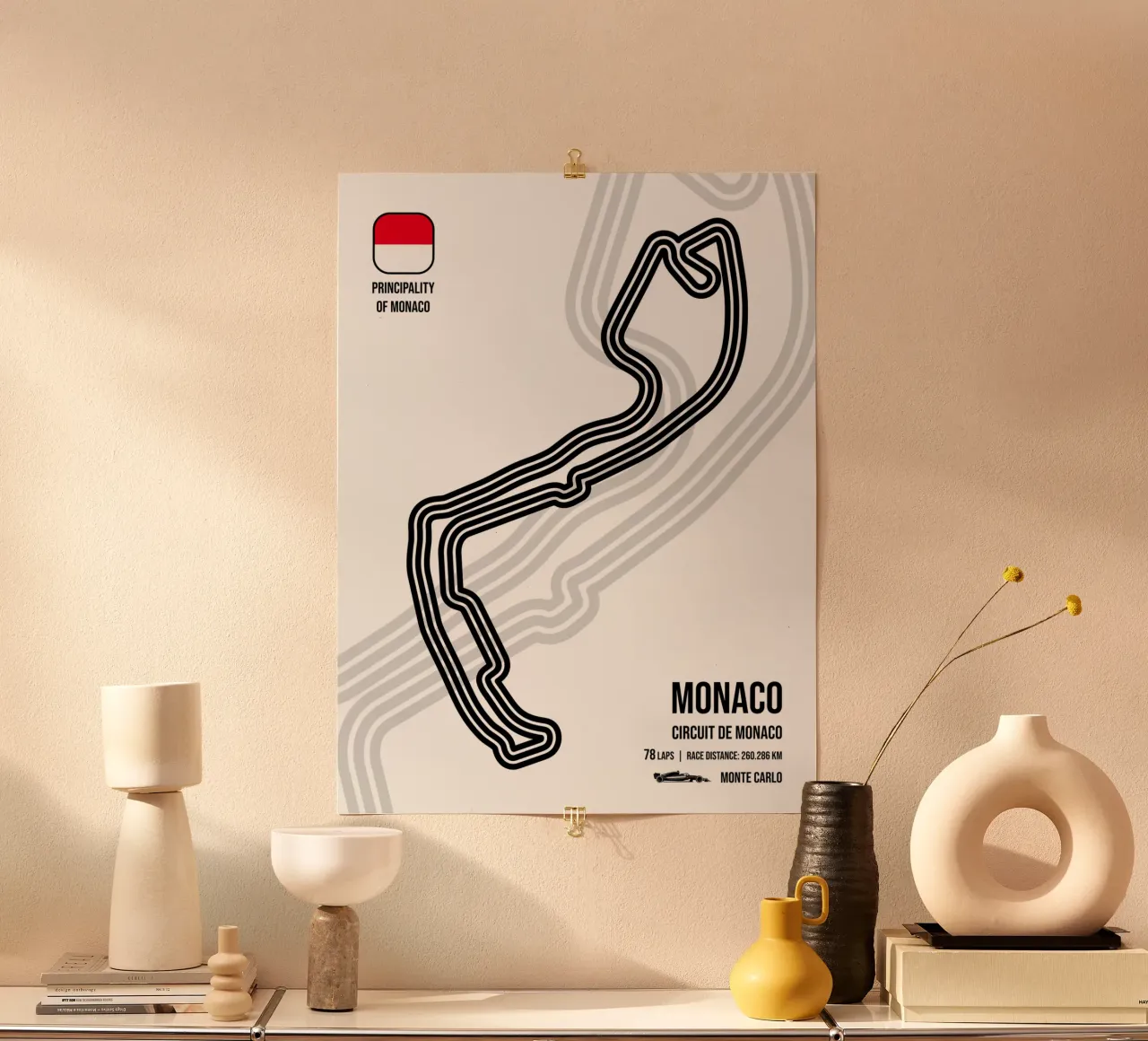 Monte Carlo Race Track hahnemühle by Mariel Toigo