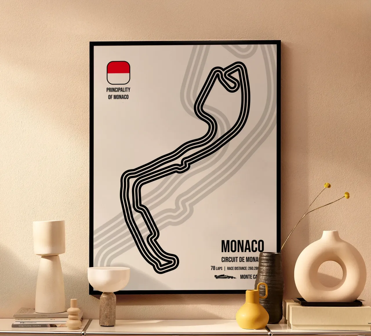 Monte Carlo Race Track hahnemühle by Mariel Toigo