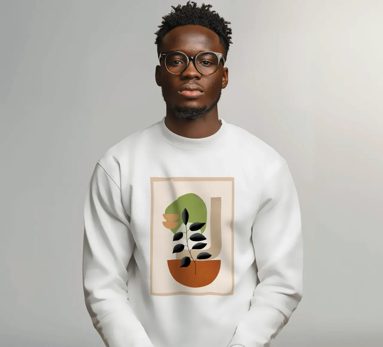 Soft Shapes XIX sweatshirt by cityart