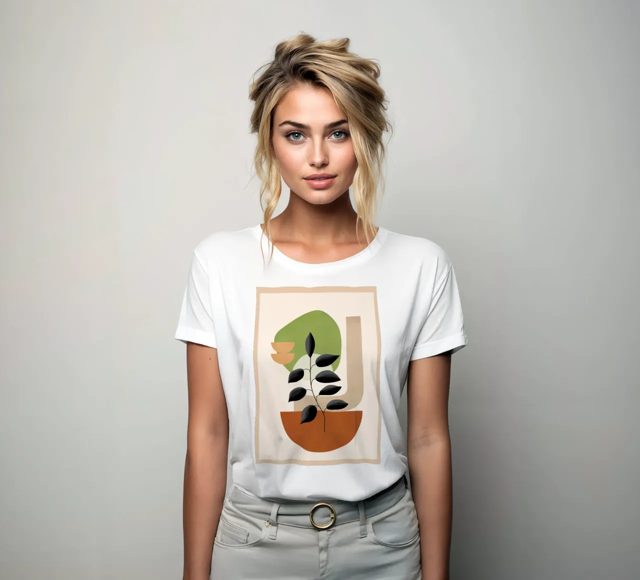 Soft Shapes XIX t-shirt da donna da cityart
