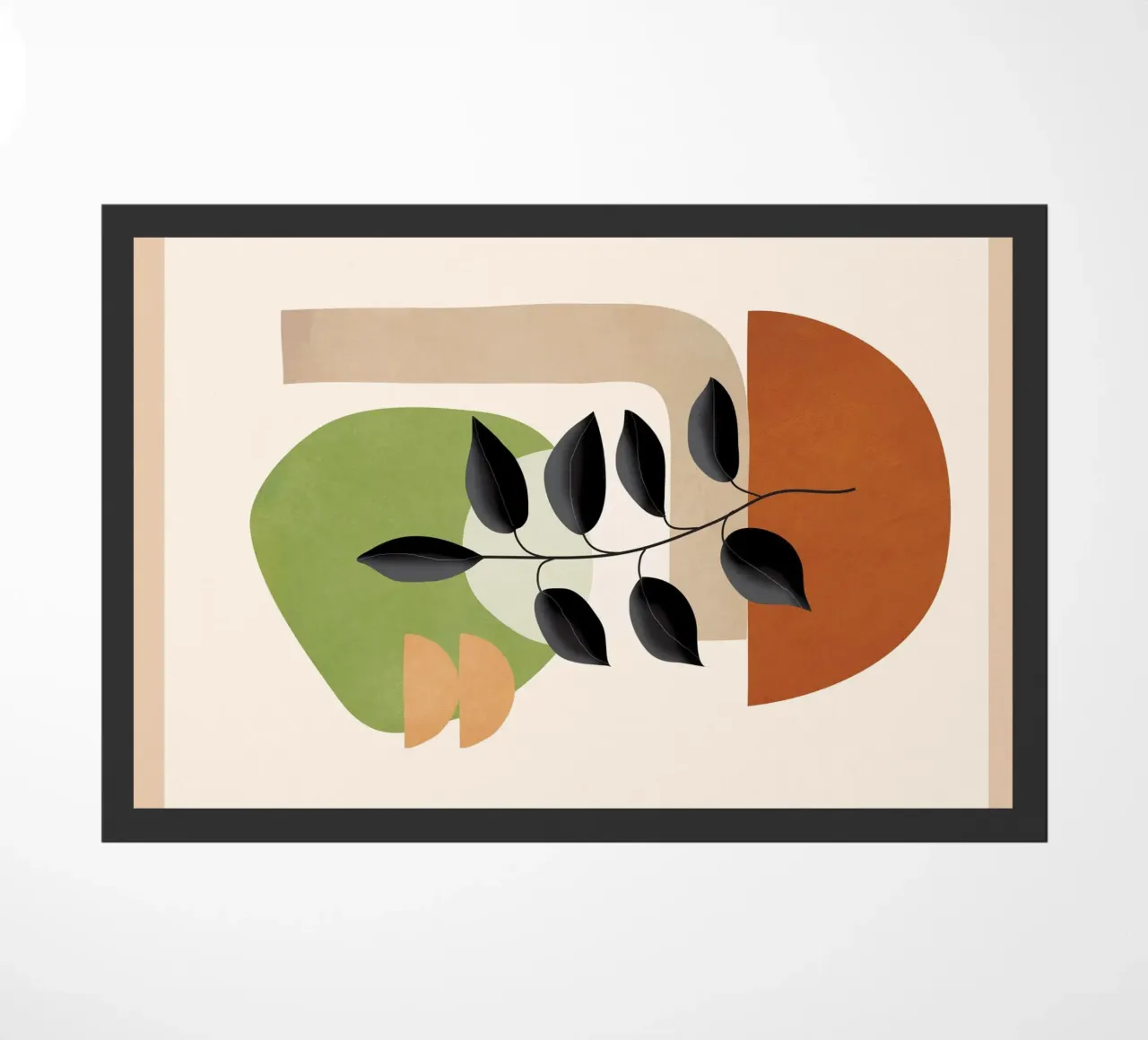 Soft Shapes XIX doormat by cityart