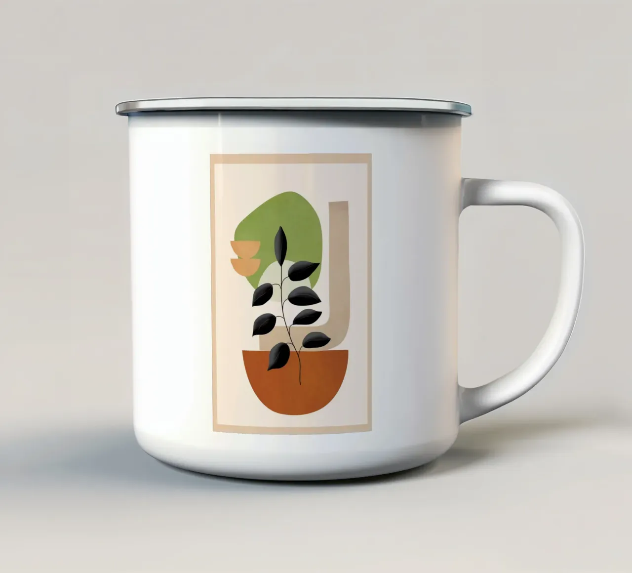 Soft Shapes XIX tazza in smalto da cityart