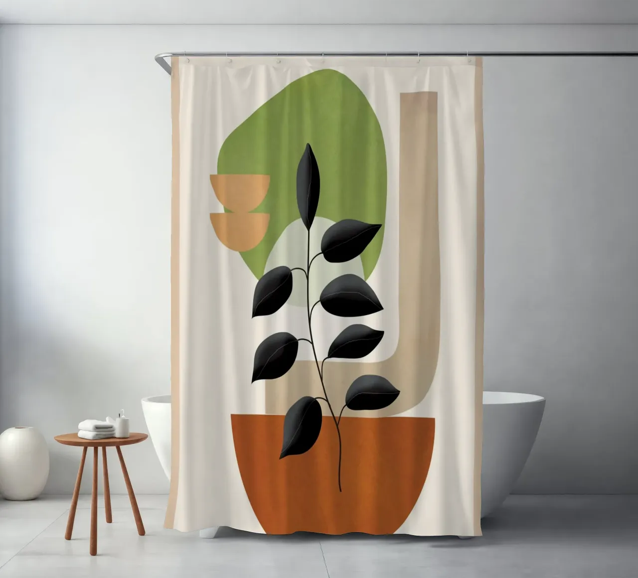 Soft Shapes XIX tenda da doccia da cityart
