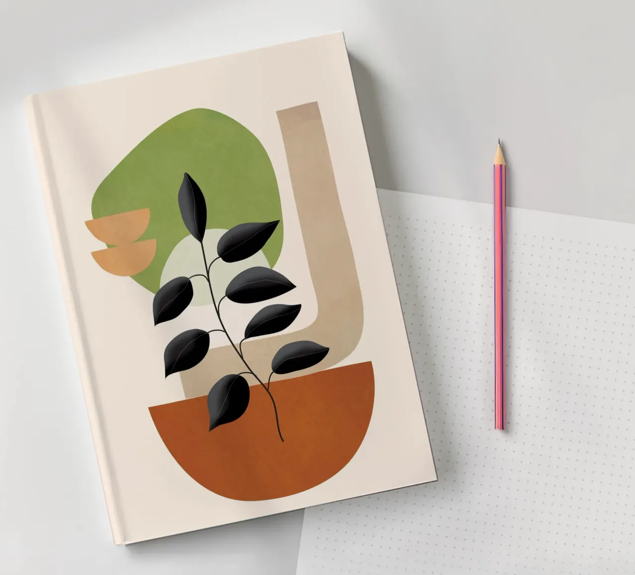 Soft Shapes XIX notebook by cityart