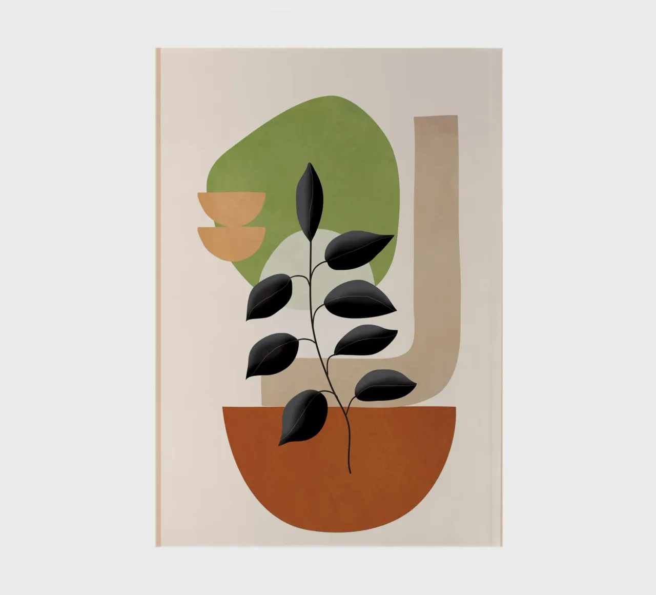 Soft Shapes XIX notebook by cityart