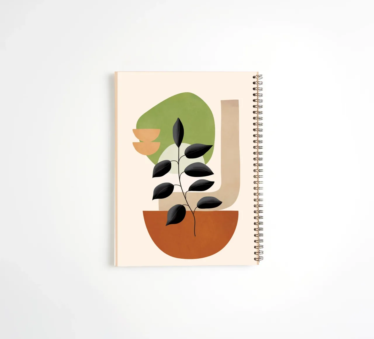 Soft Shapes XIX spiral notebook by cityart
