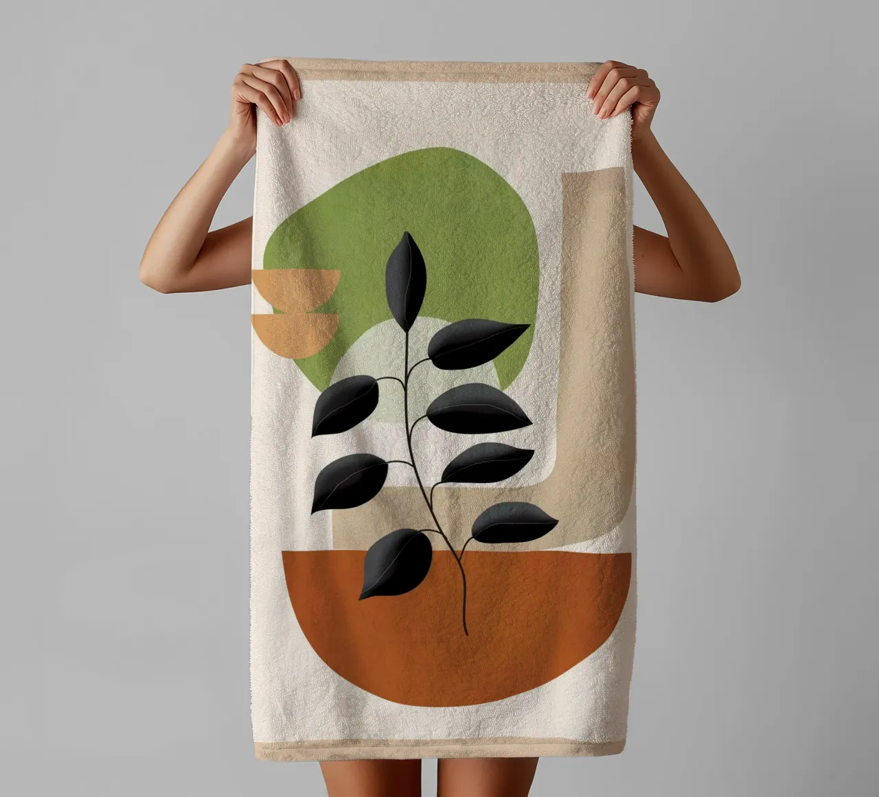 Soft Shapes XIX asciugamano da bagno da cityart