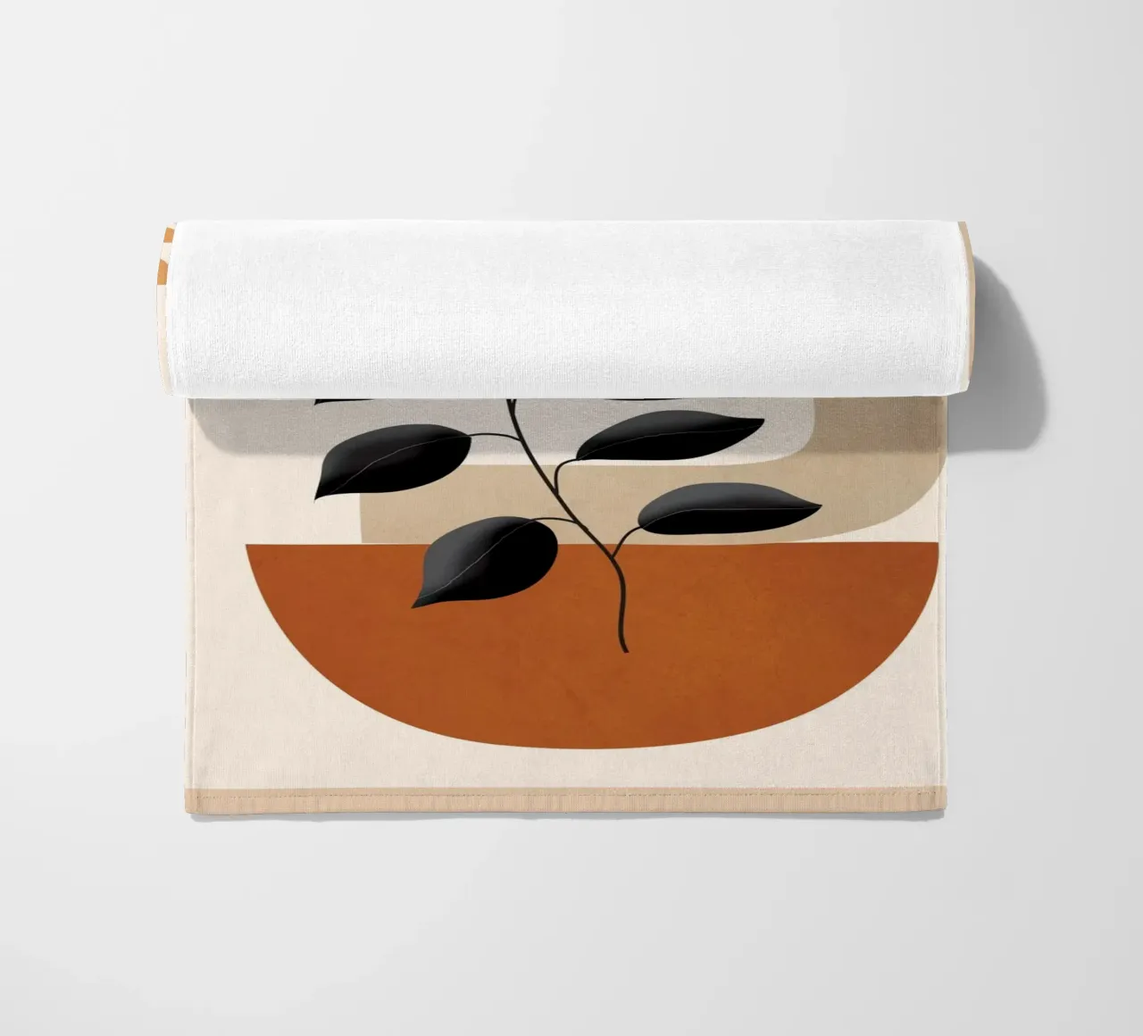Soft Shapes XIX beach towel by cityart