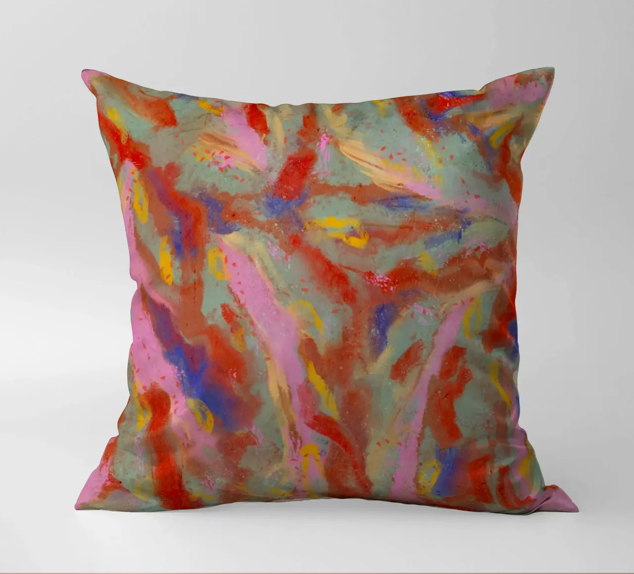 Red Flash Pattern cuscino da treechild