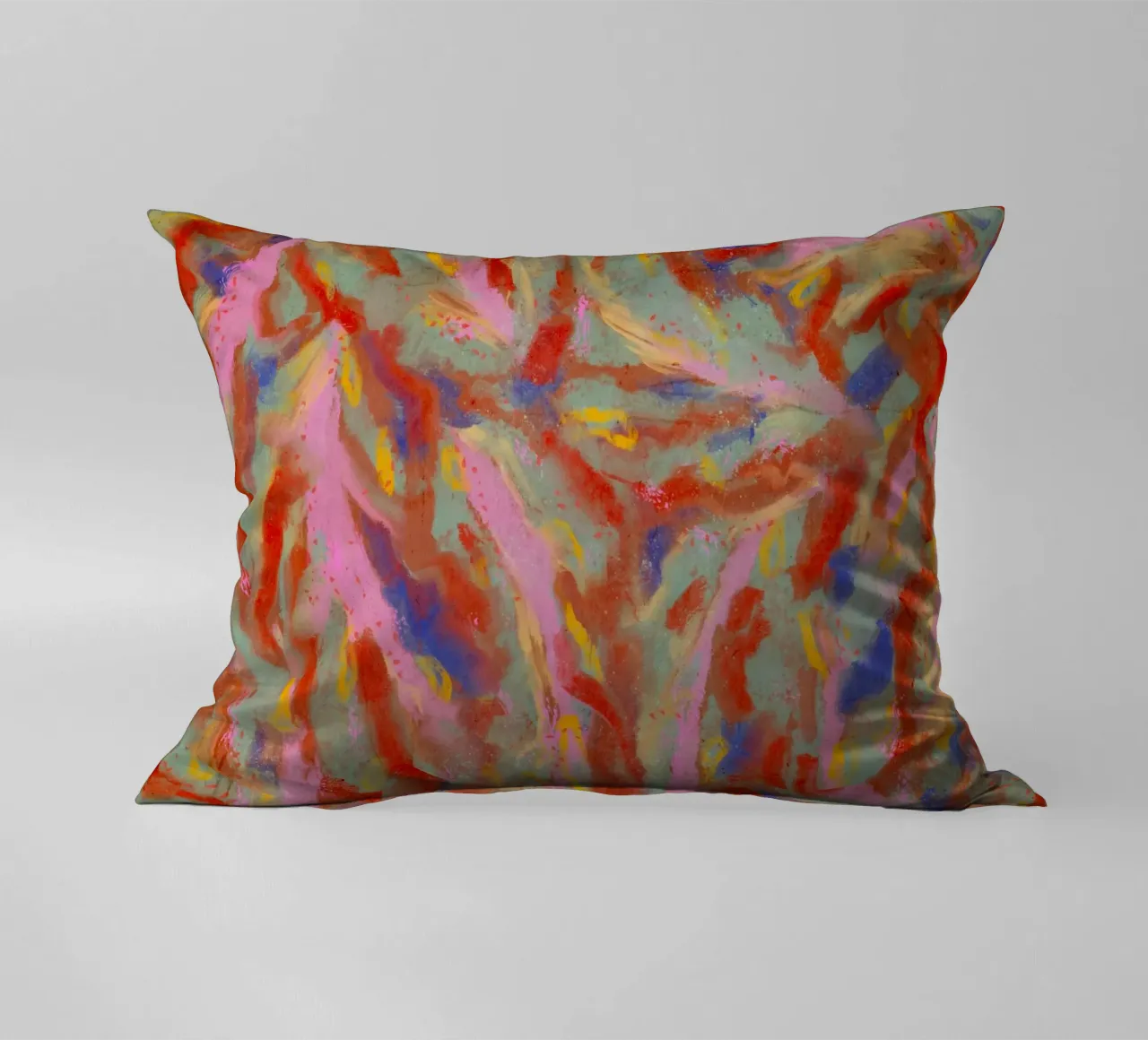 Red Flash Pattern cuscino da treechild