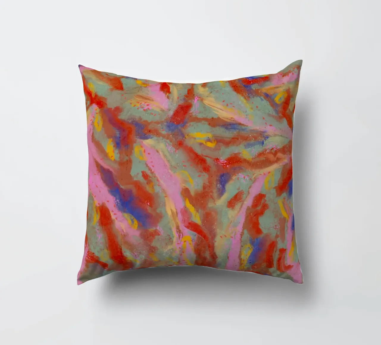 Red Flash Pattern cuscino da treechild