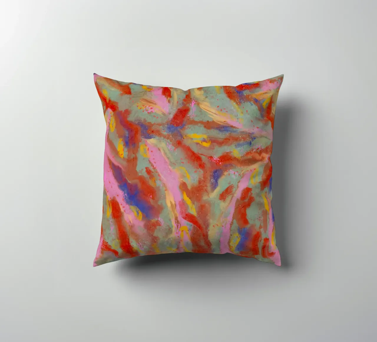 Red Flash Pattern cuscino da treechild