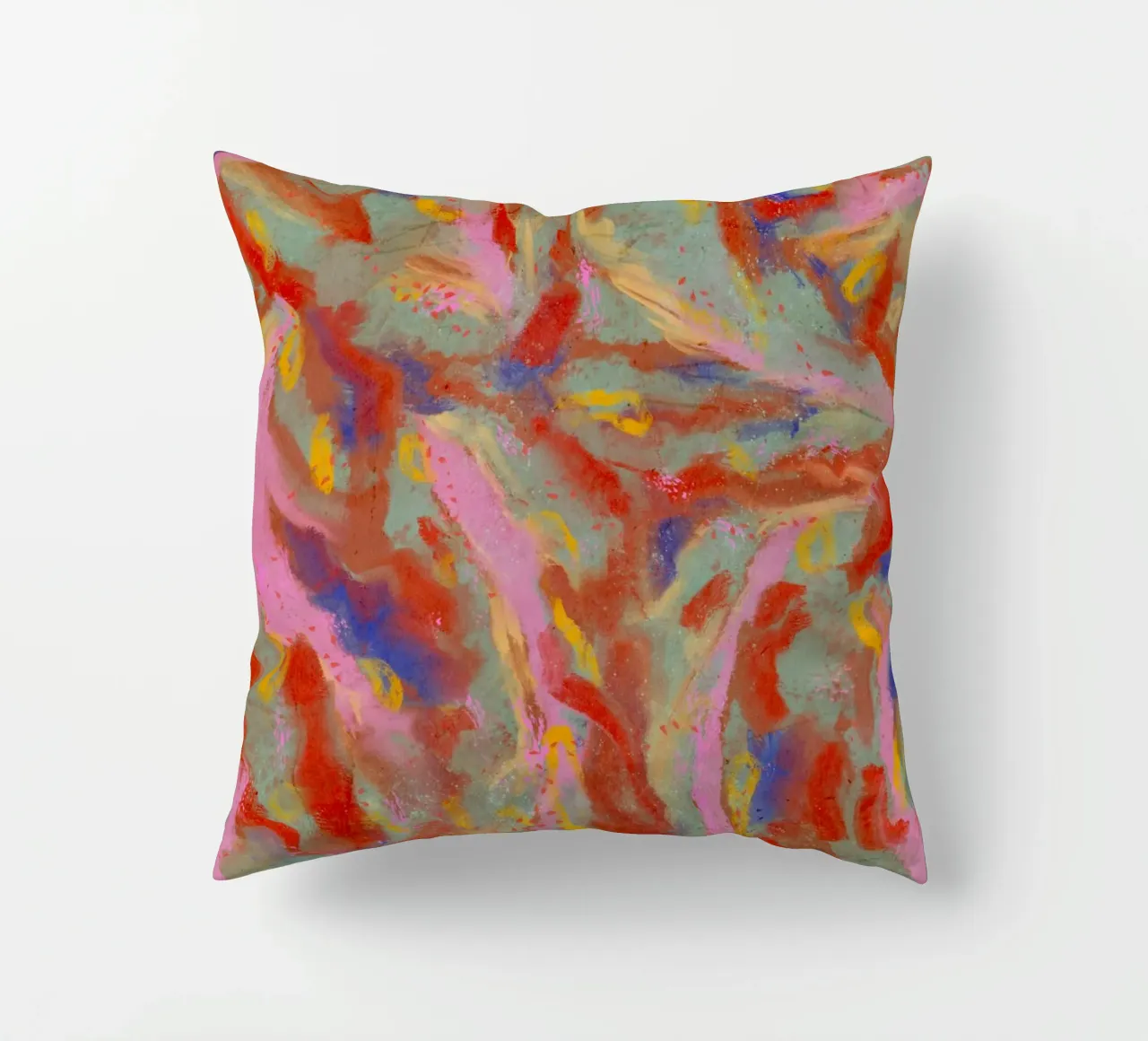 Red Flash Pattern cuscino da treechild