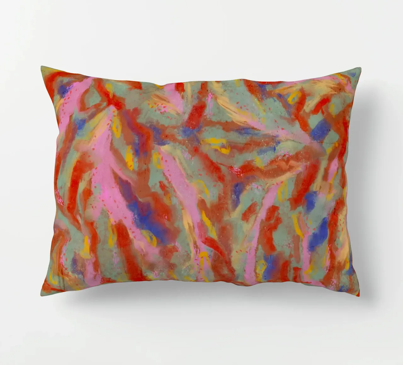 Red Flash Pattern cuscino da treechild