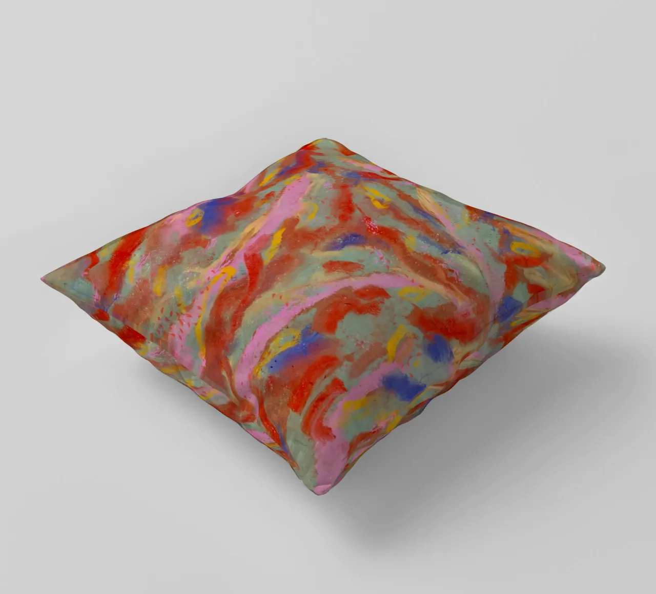 Red Flash Pattern cuscino da treechild