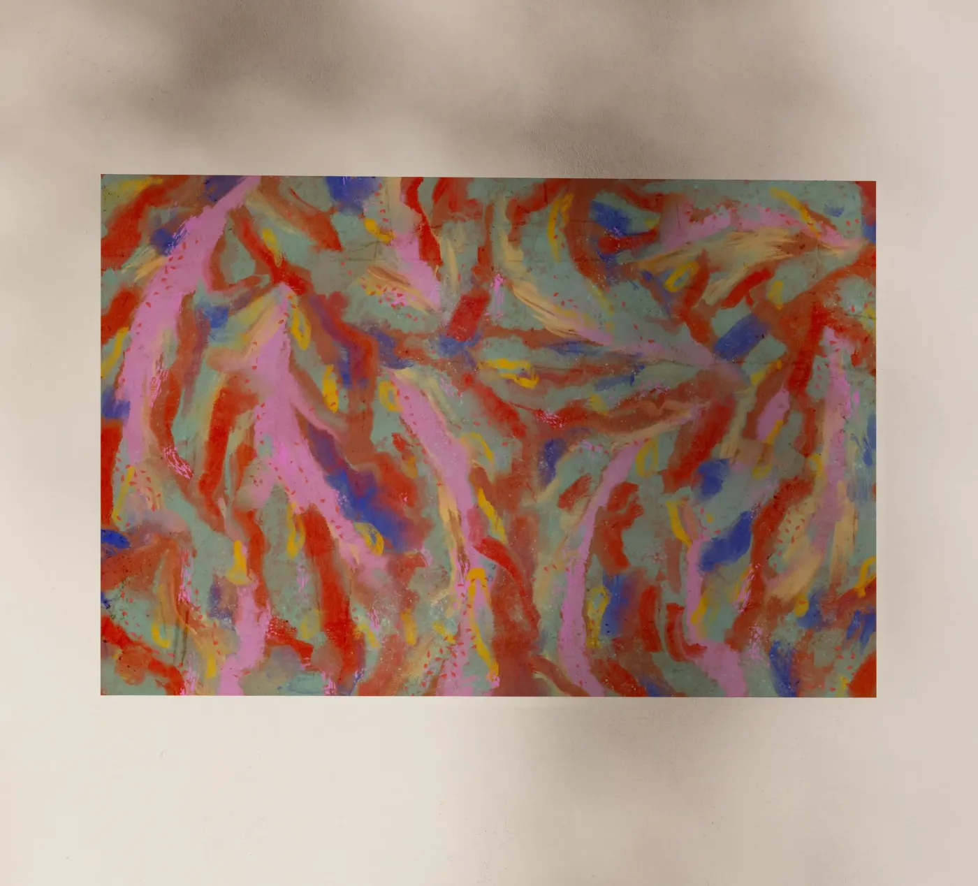 Red Flash Pattern backlit folie van treechild