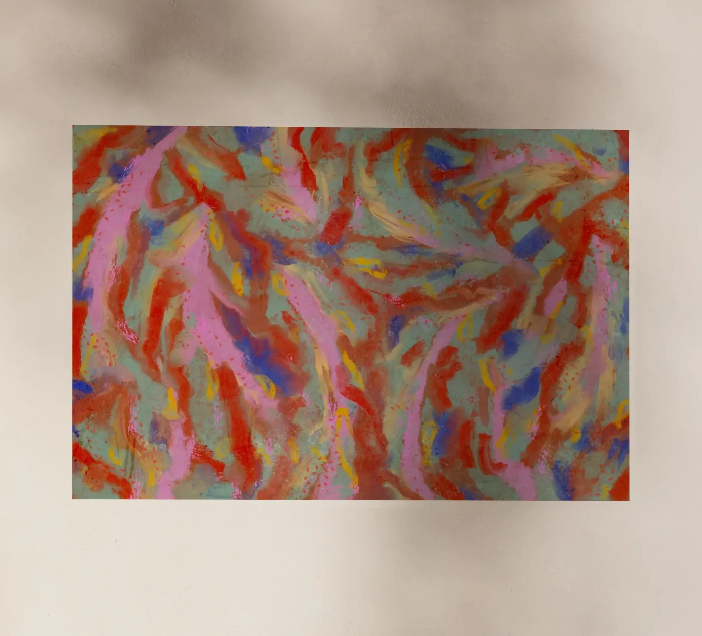 Red Flash Pattern Backlit Folie von treechild