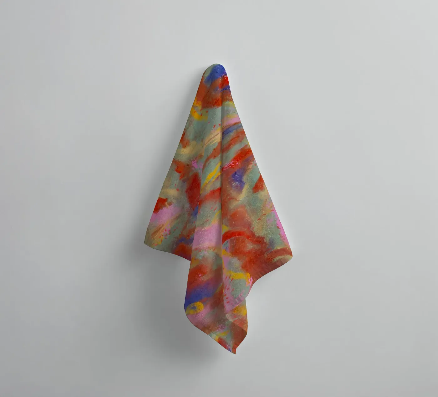 Red Flash Pattern badhanddoek van treechild
