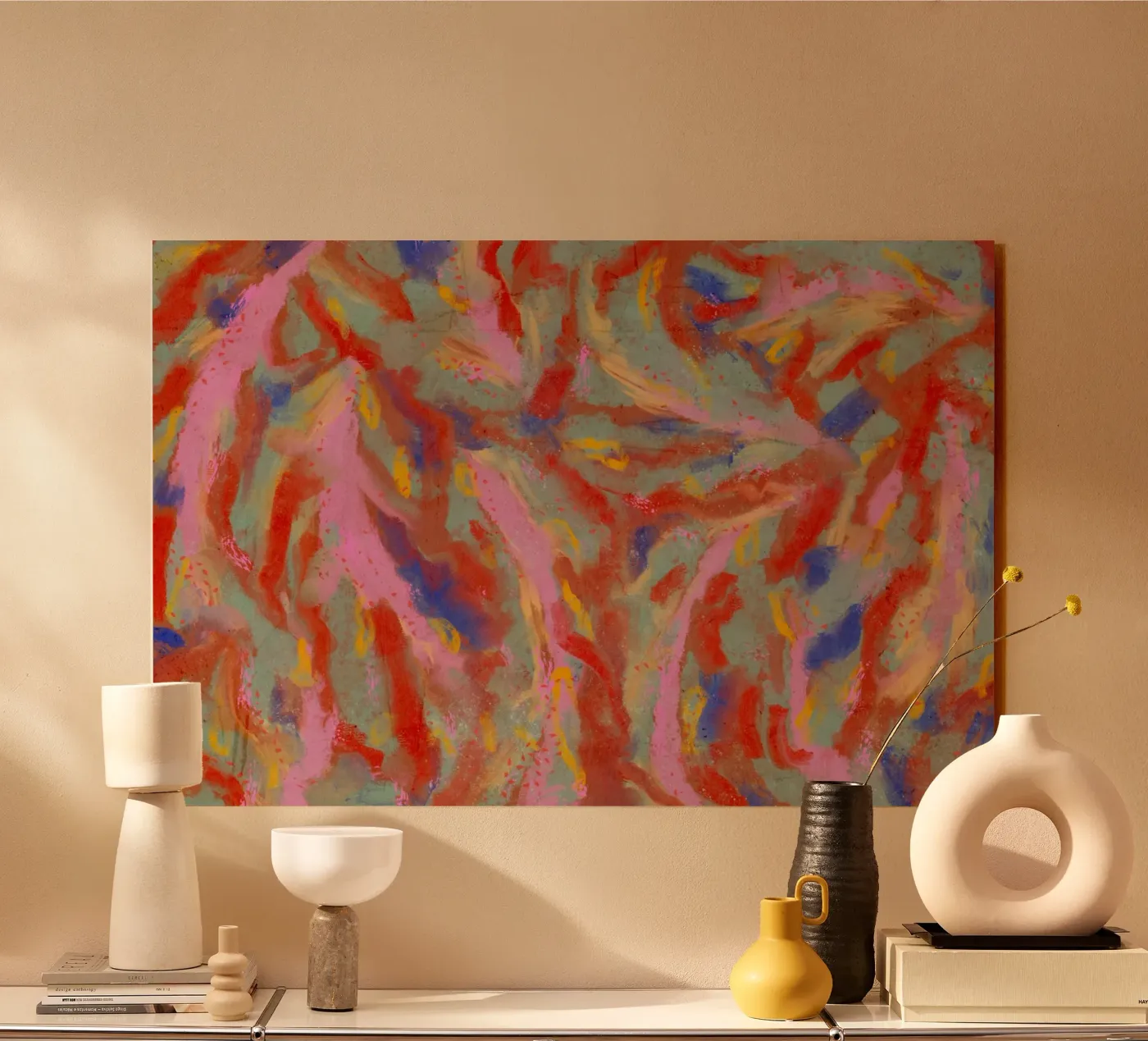 Red Flash Pattern plexiglass da treechild