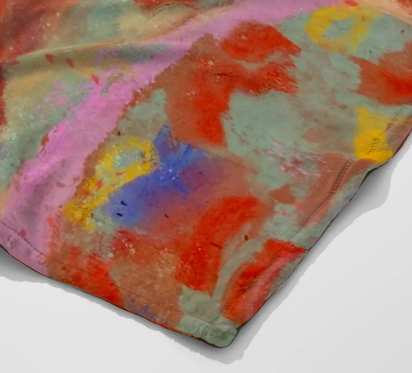 Red Flash Pattern fleece blanket by treechild