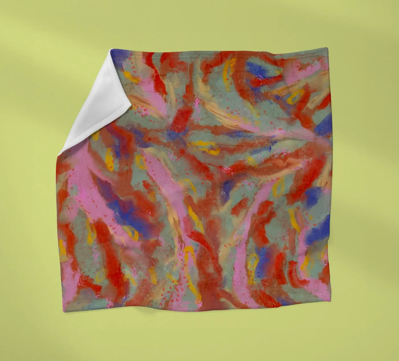Red Flash Pattern fleecedeken van treechild