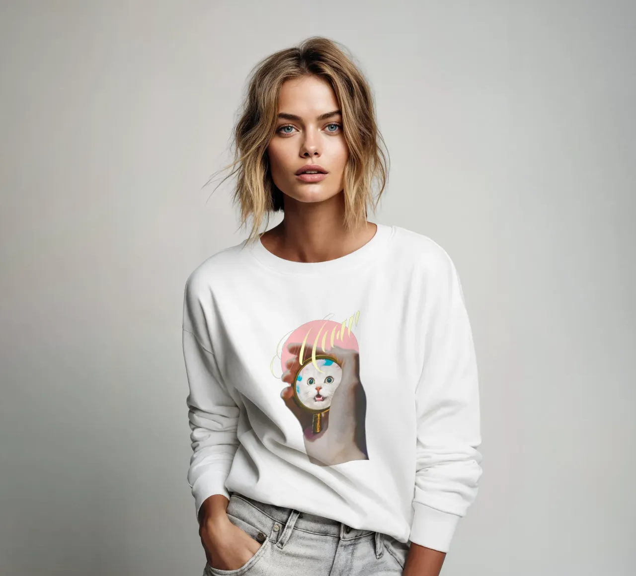 Meow! Cat Transformation sweat de MsGonzalez