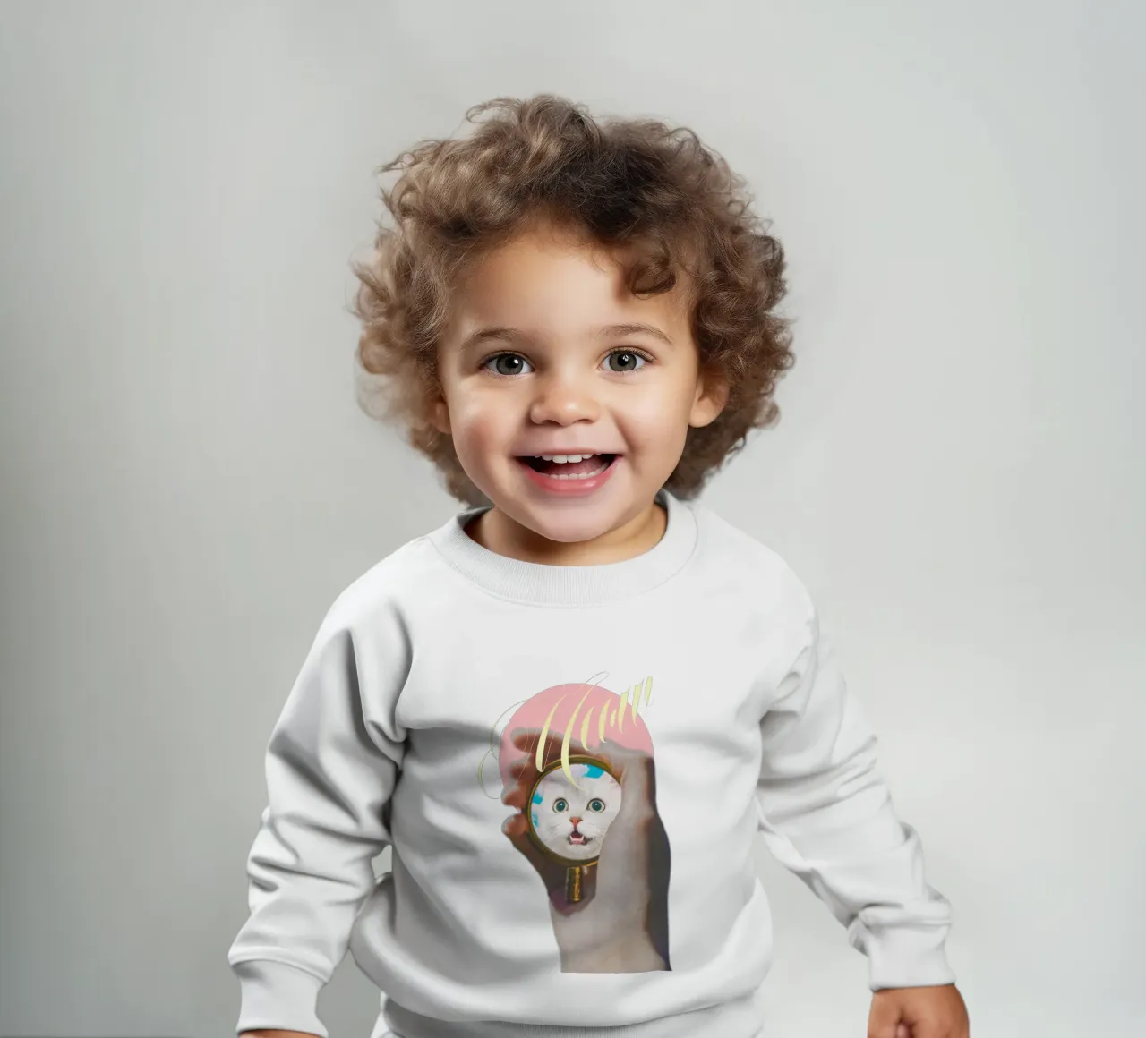 Meow! Cat Transformation felpa neonato da MsGonzalez