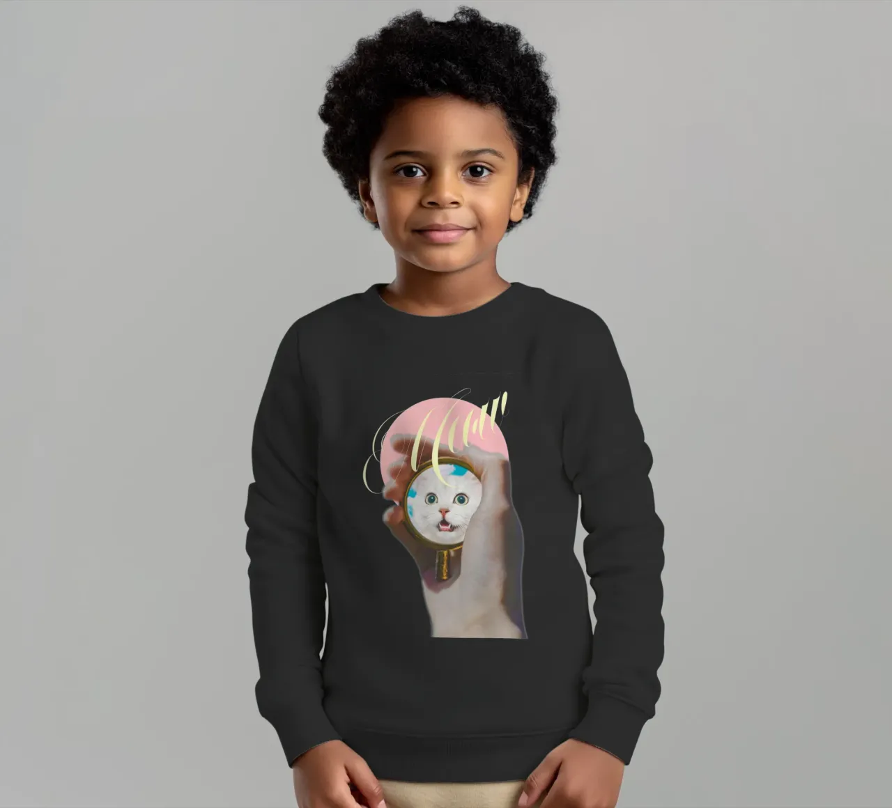 Meow! Cat Transformation felpa bambino da MsGonzalez