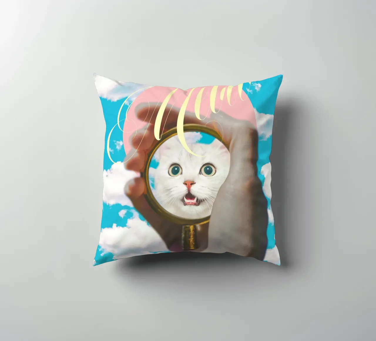 Meow! Cat Transformation cuscino da MsGonzalez