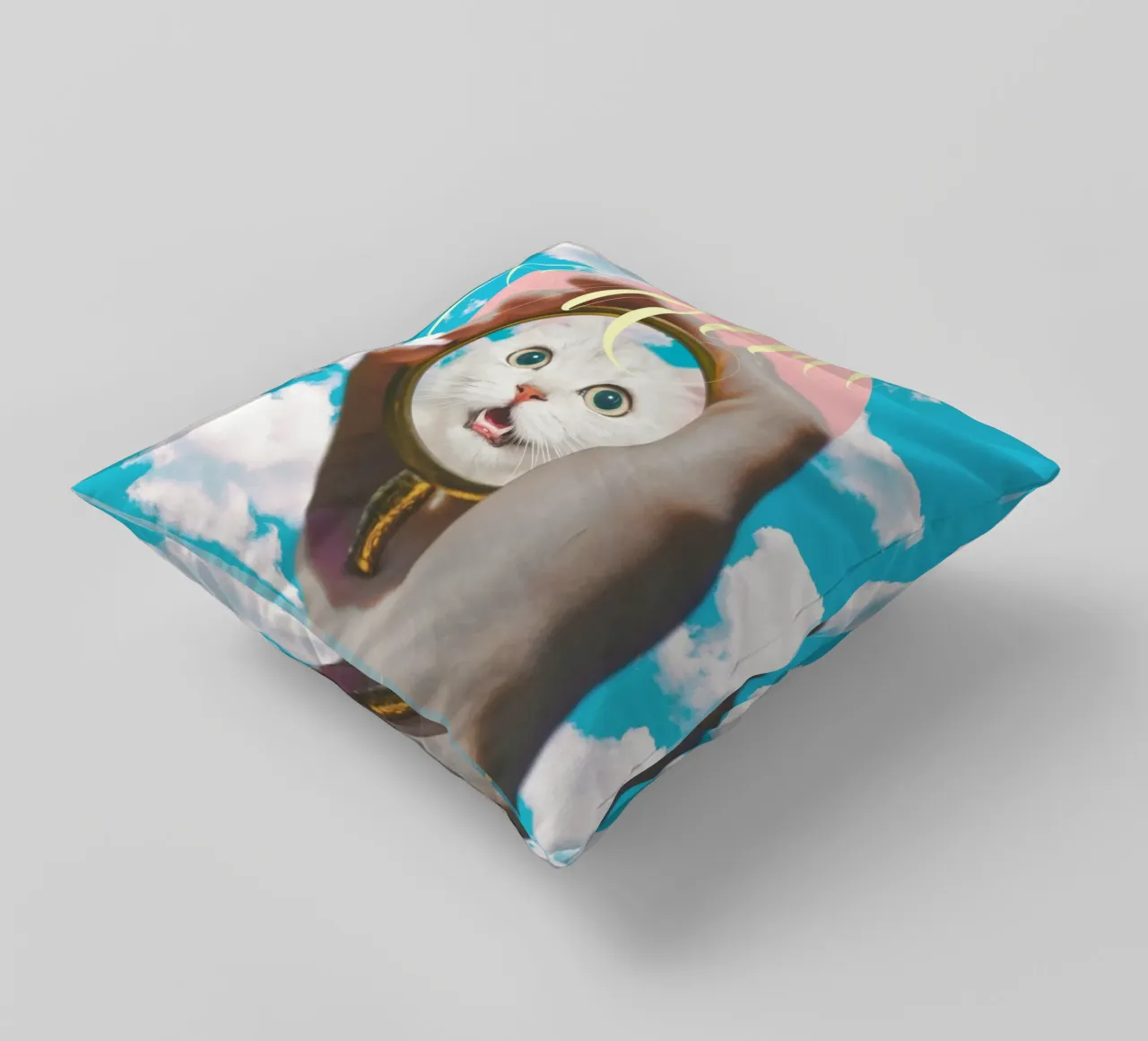 Meow! Cat Transformation cuscino da MsGonzalez