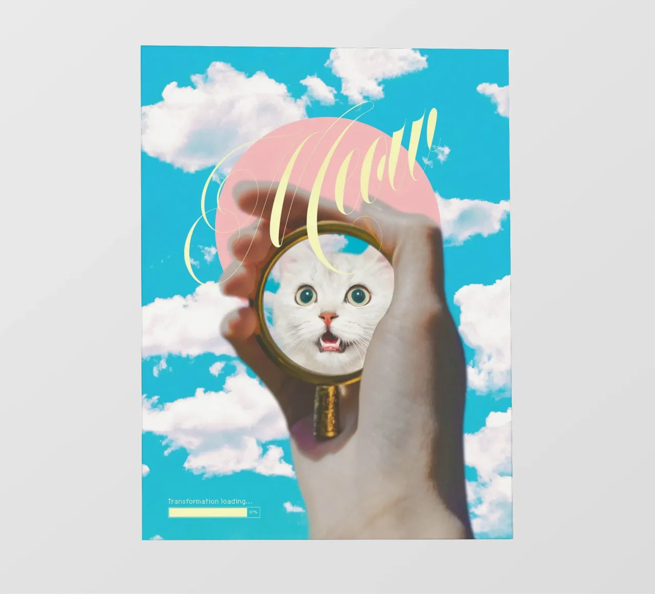 Meow! Cat Transformation telo in pvc da MsGonzalez