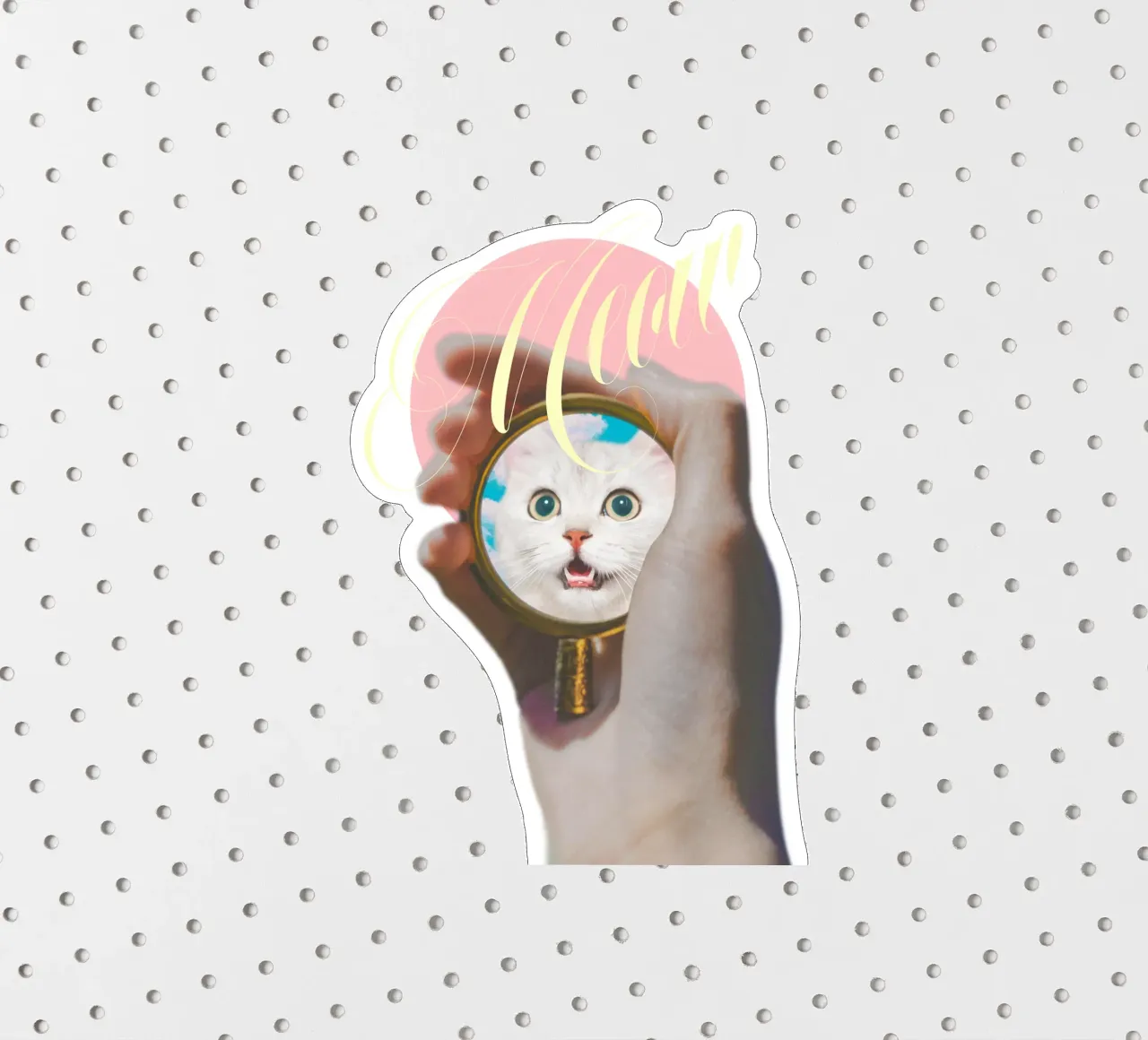 Meow! Cat Transformation adesivo da MsGonzalez