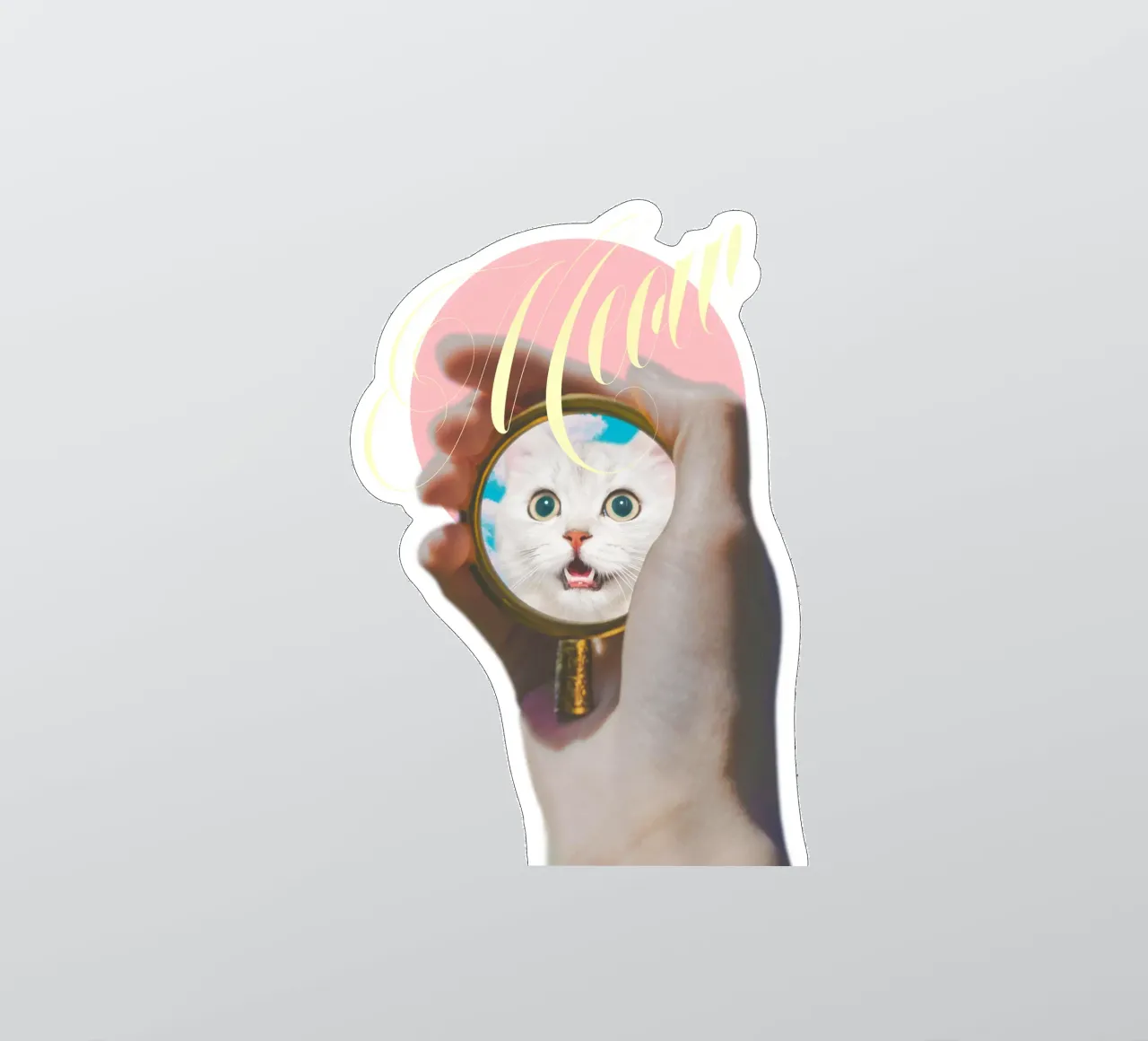 Meow! Cat Transformation adesivo da MsGonzalez