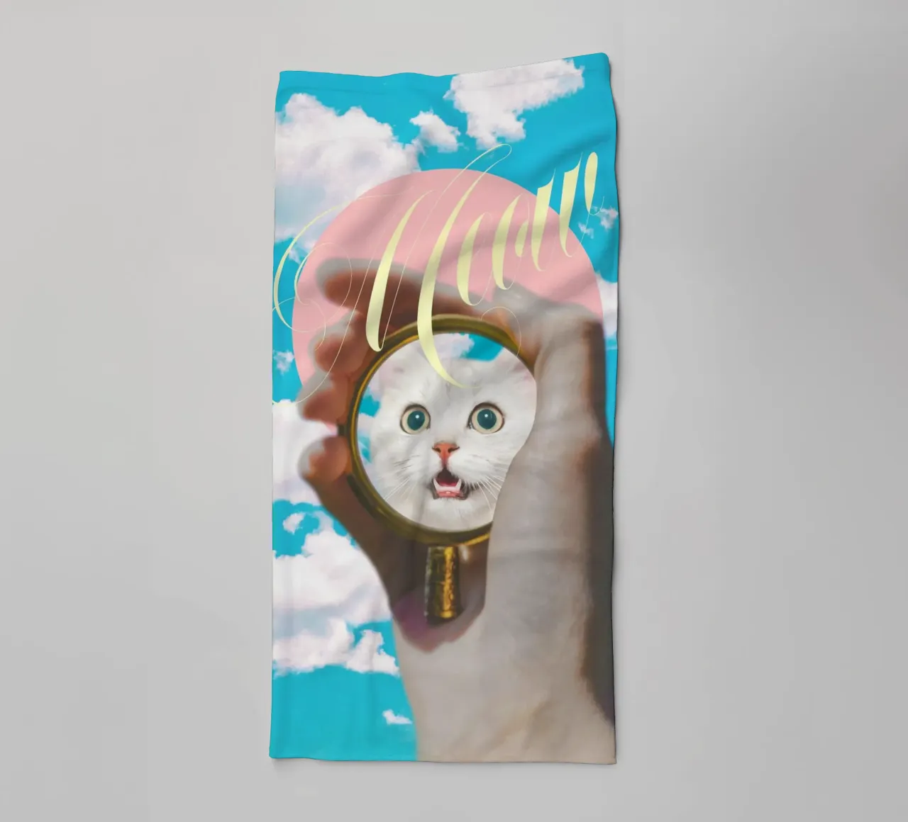 Meow! Cat Transformation asciugamano da bagno da MsGonzalez