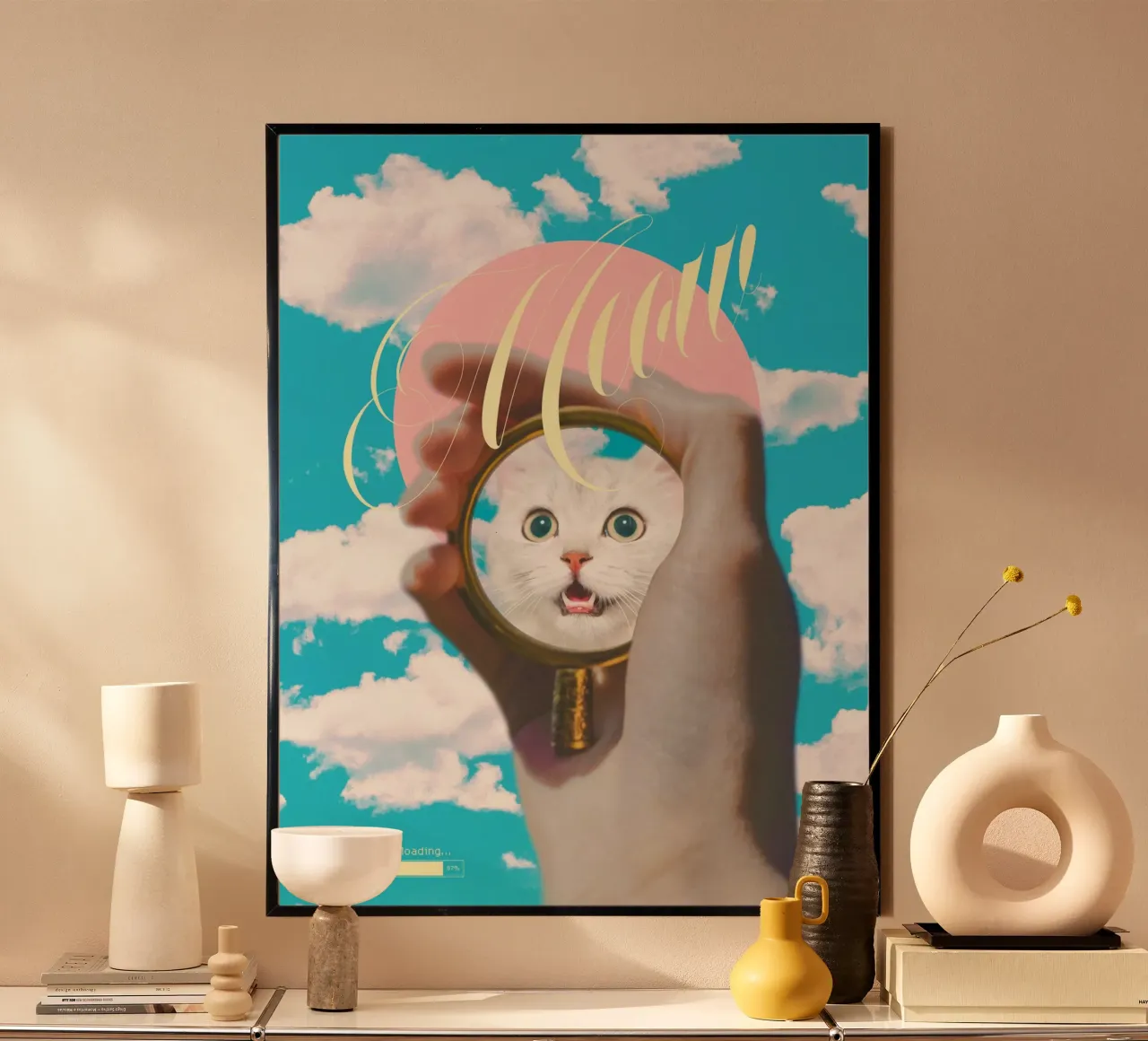 Meow! Cat Transformation carta hahnemühle da MsGonzalez