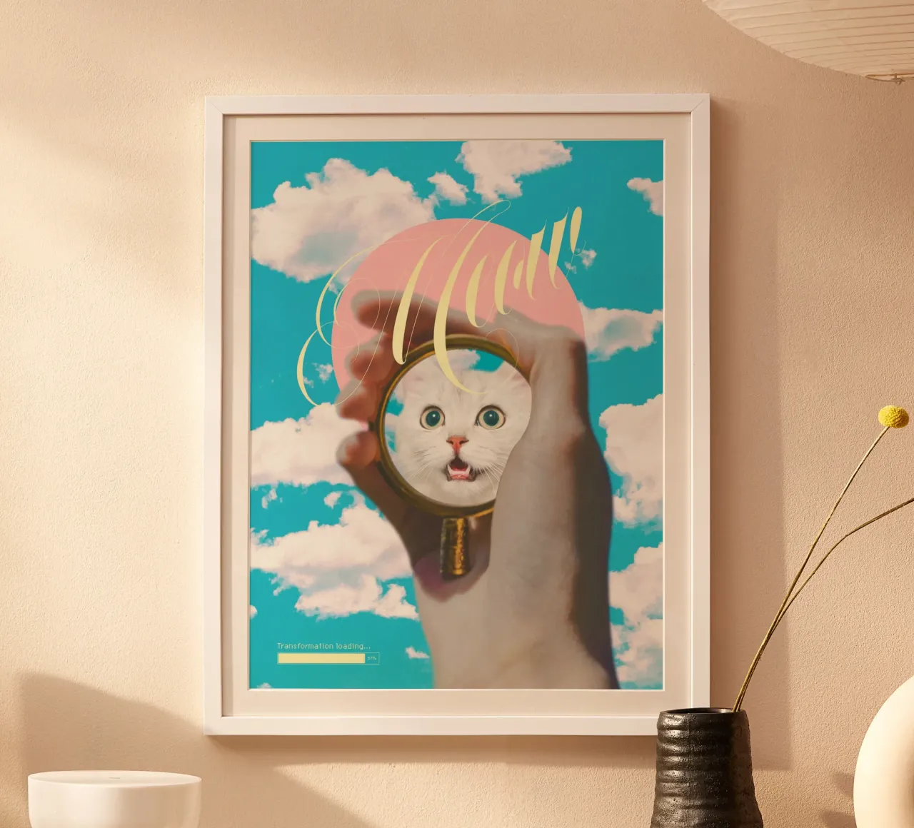 Meow! Cat Transformation carta hahnemühle da MsGonzalez