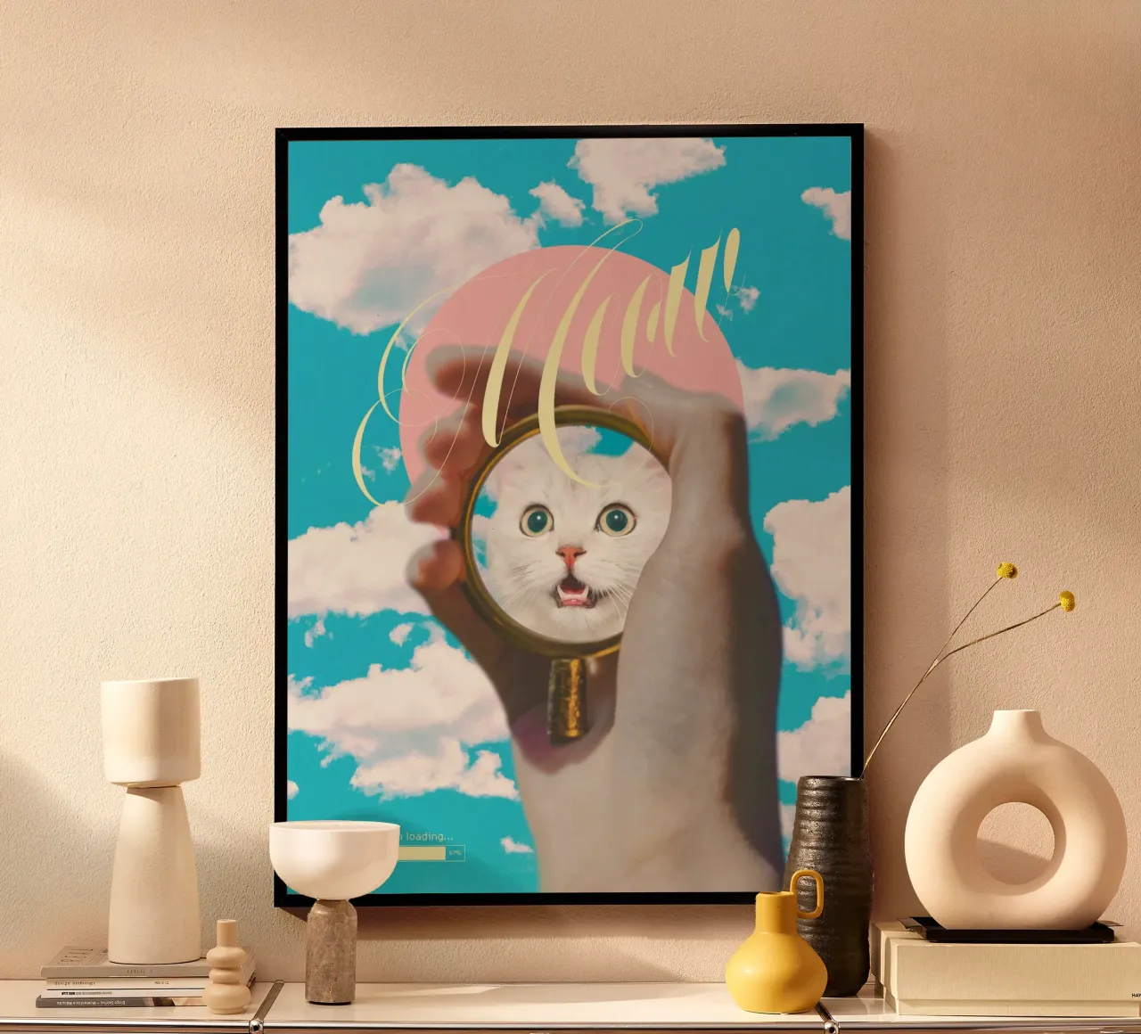 Meow! Cat Transformation carta hahnemühle da MsGonzalez