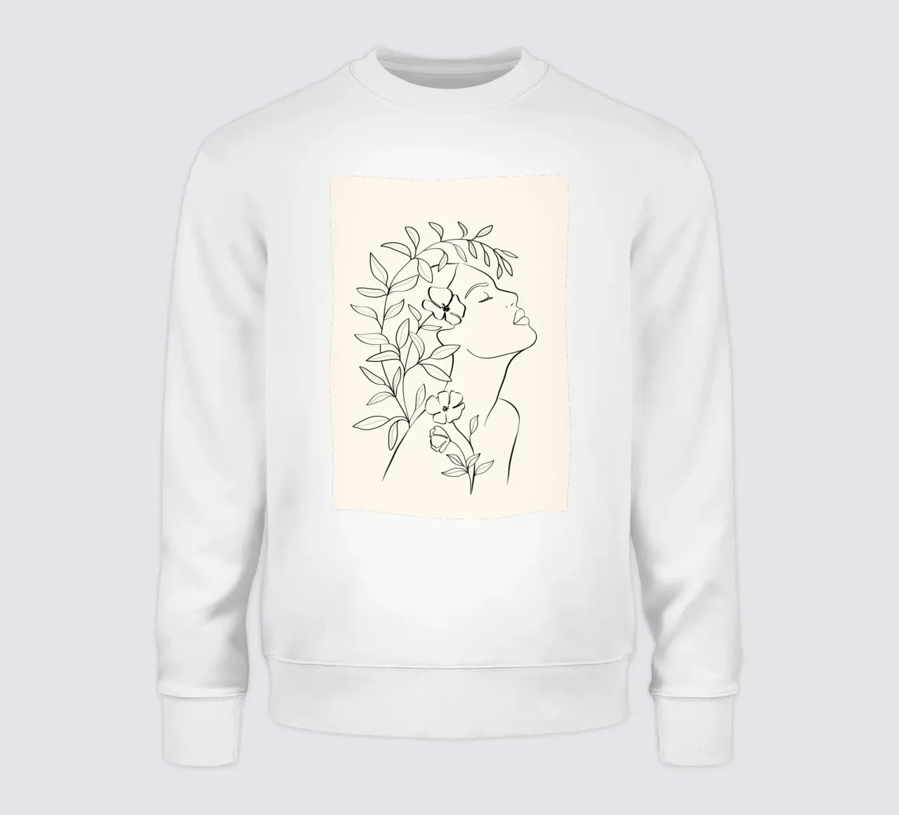 Minimal Blooming 01 sweatshirt by Nadjaa
