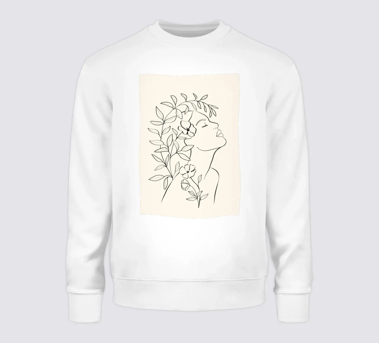 Minimal Blooming 01 felpa da Nadjaa
