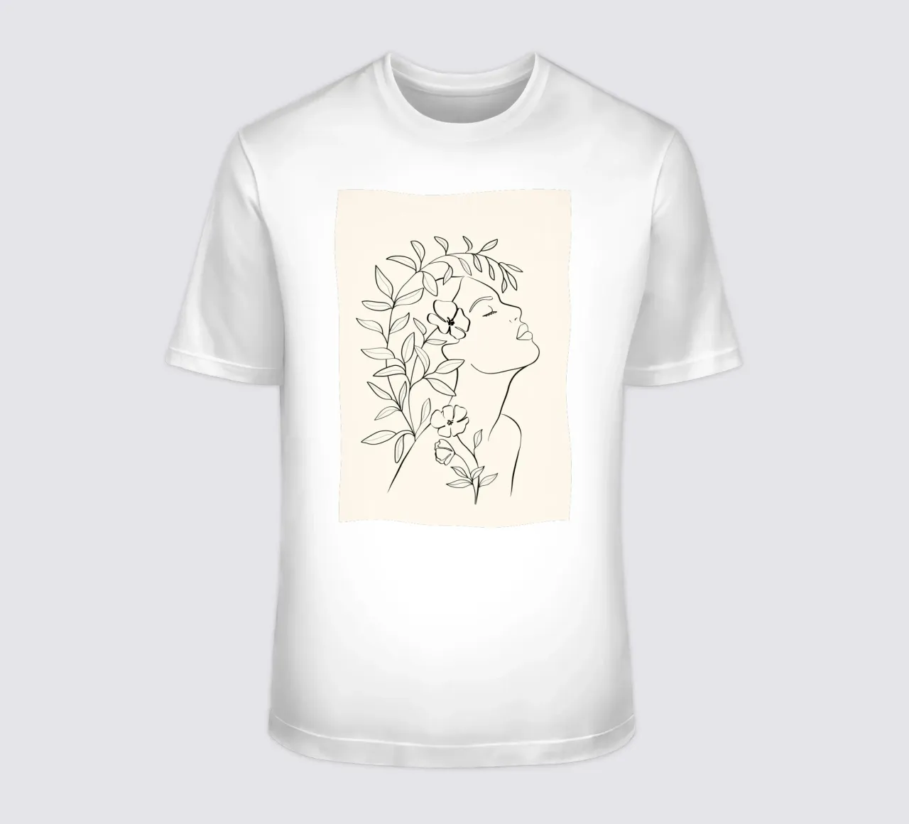 Minimal Blooming 01 t-shirt da Nadjaa
