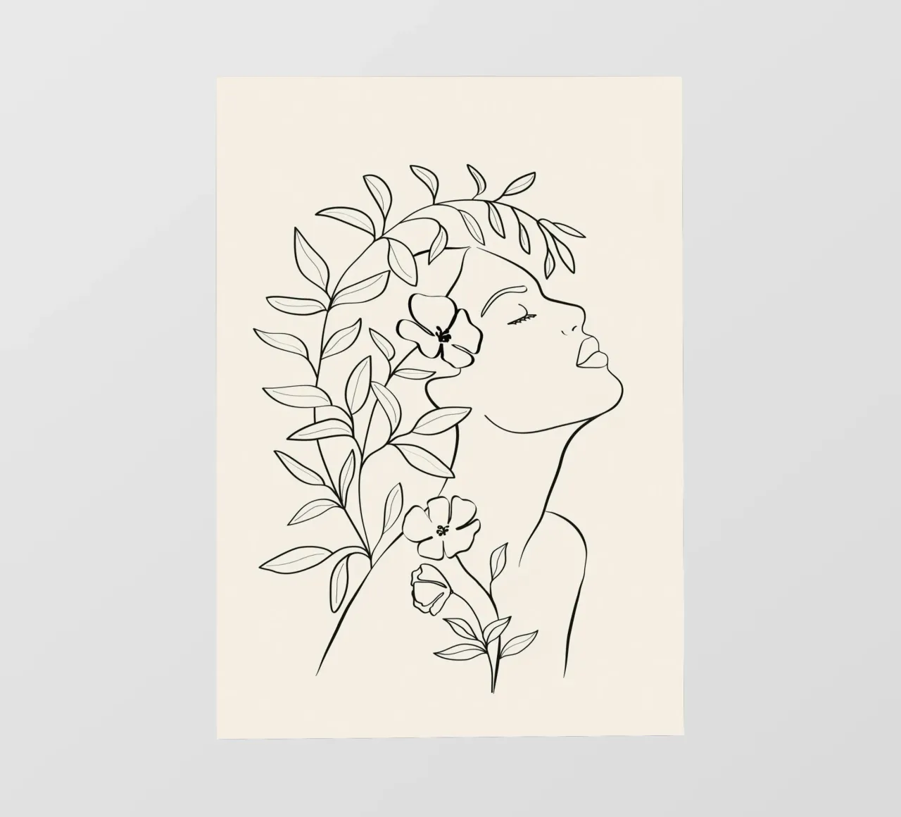 Minimal Blooming 01 telo in pvc da Nadjaa