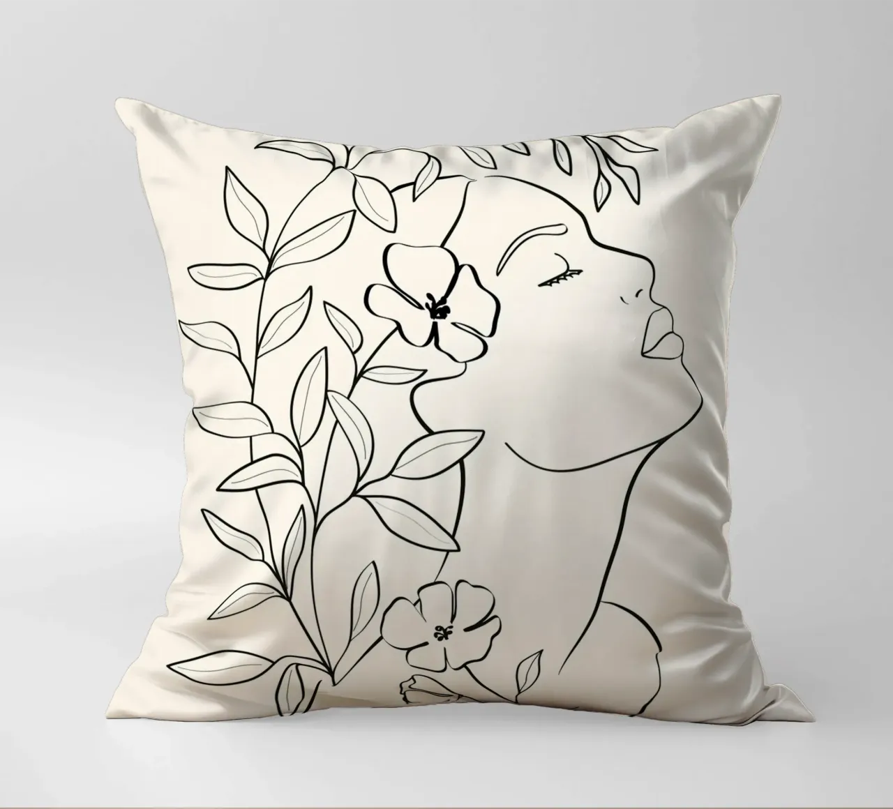 Minimal Blooming 01 cuscino da Nadjaa
