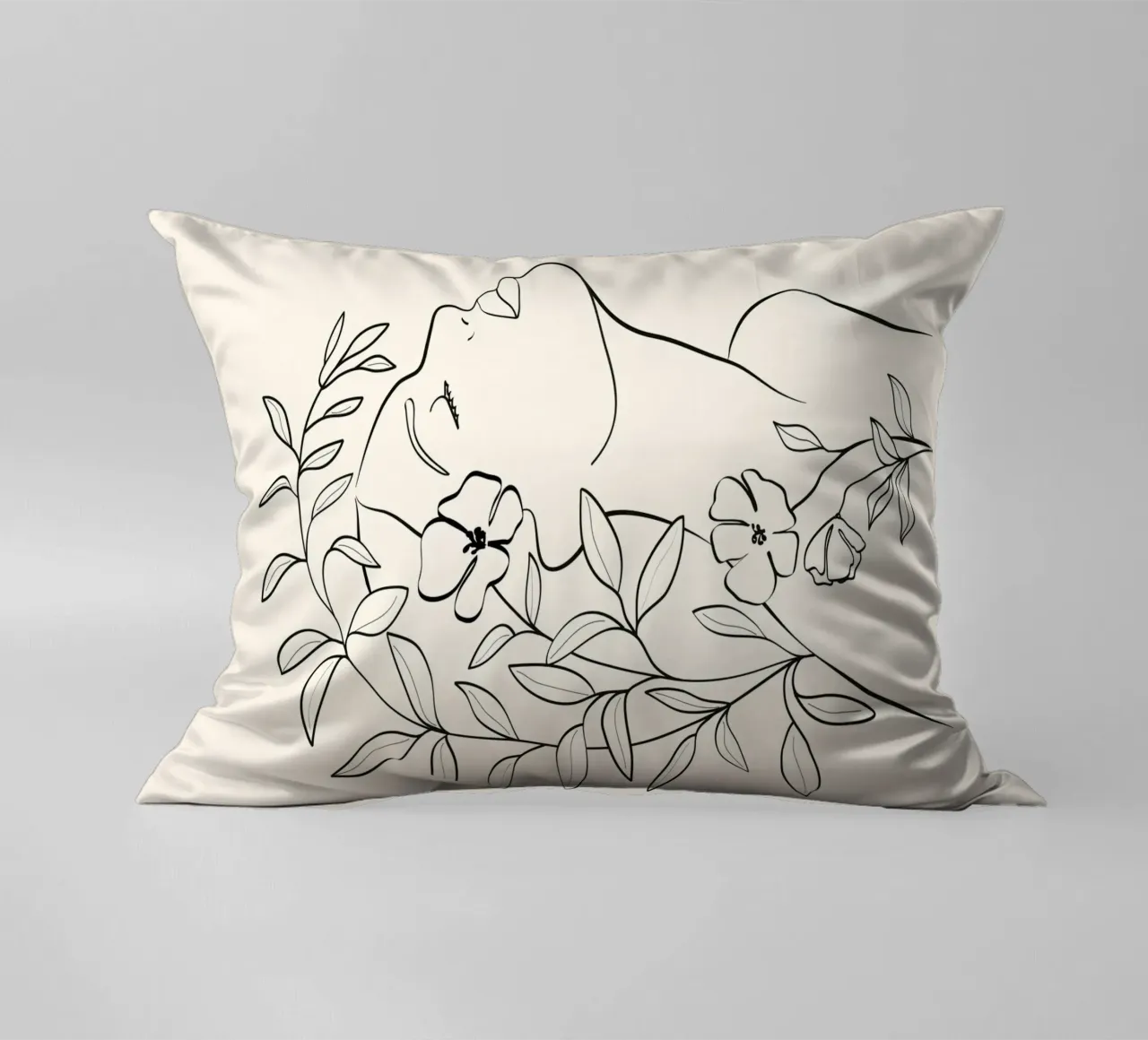 Minimal Blooming 01 cuscino da Nadjaa