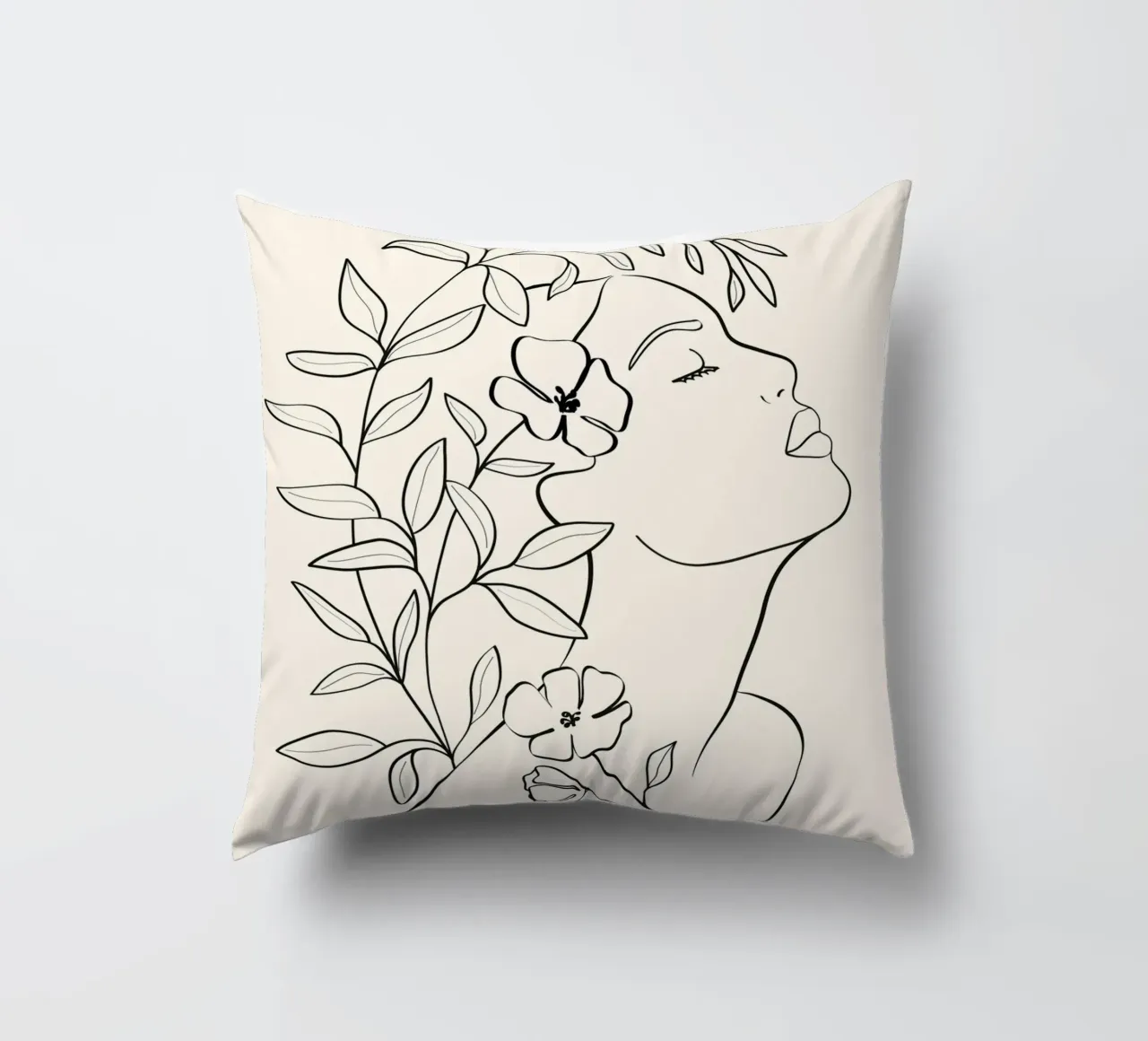 Minimal Blooming 01 cuscino da Nadjaa