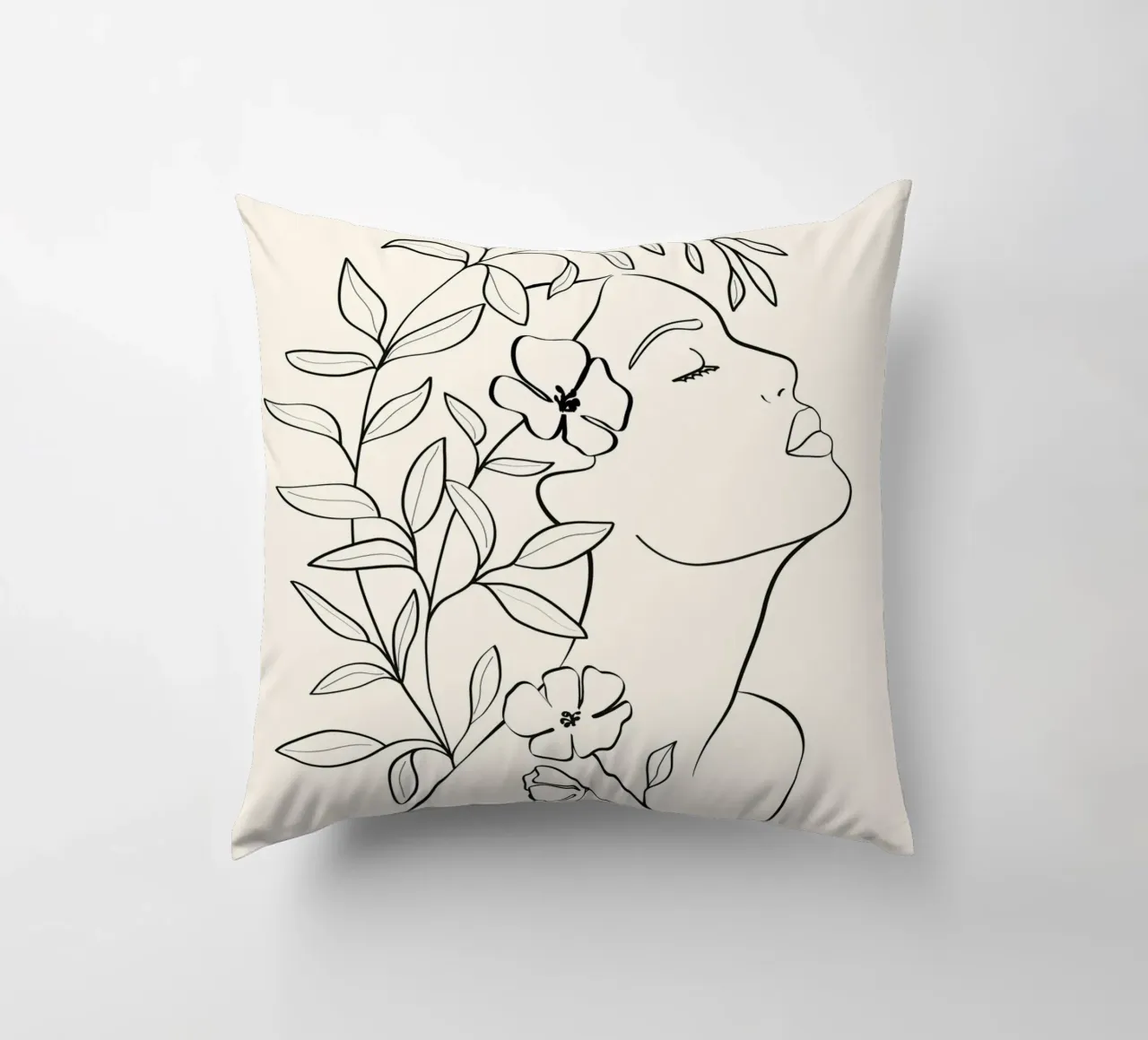 Minimal Blooming 01 cuscino da Nadjaa