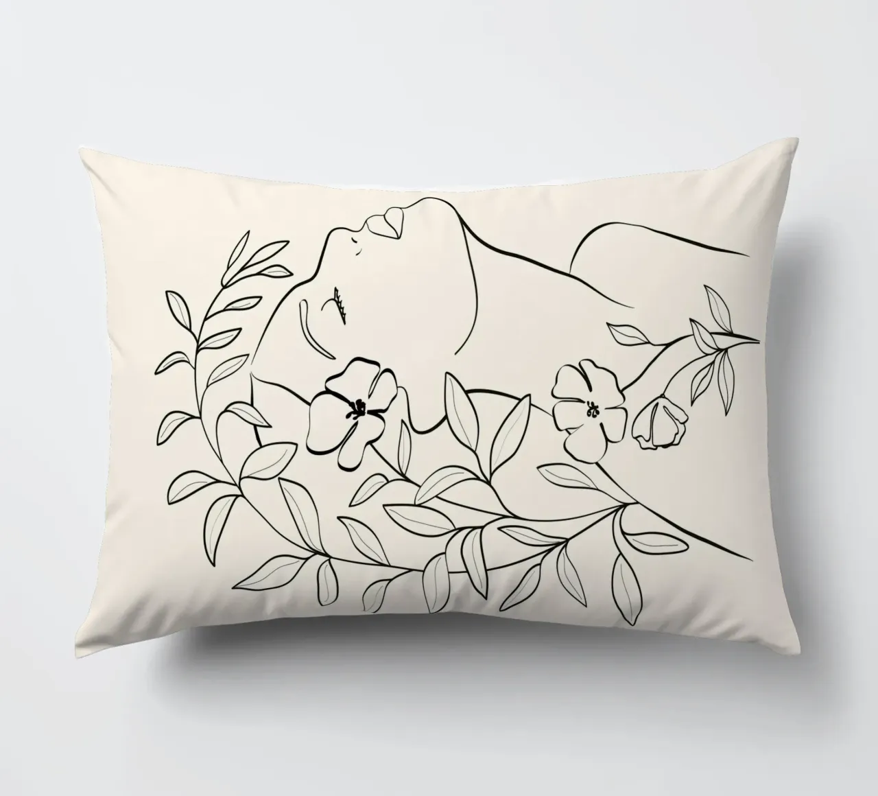 Minimal Blooming 01 cuscino da Nadjaa